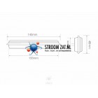 Led mistlamp unit 145 x 48 x 20 135 serie slim-line